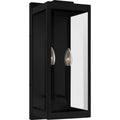 Earth Black Outdoor Wall Lantern From The Eastover Collection