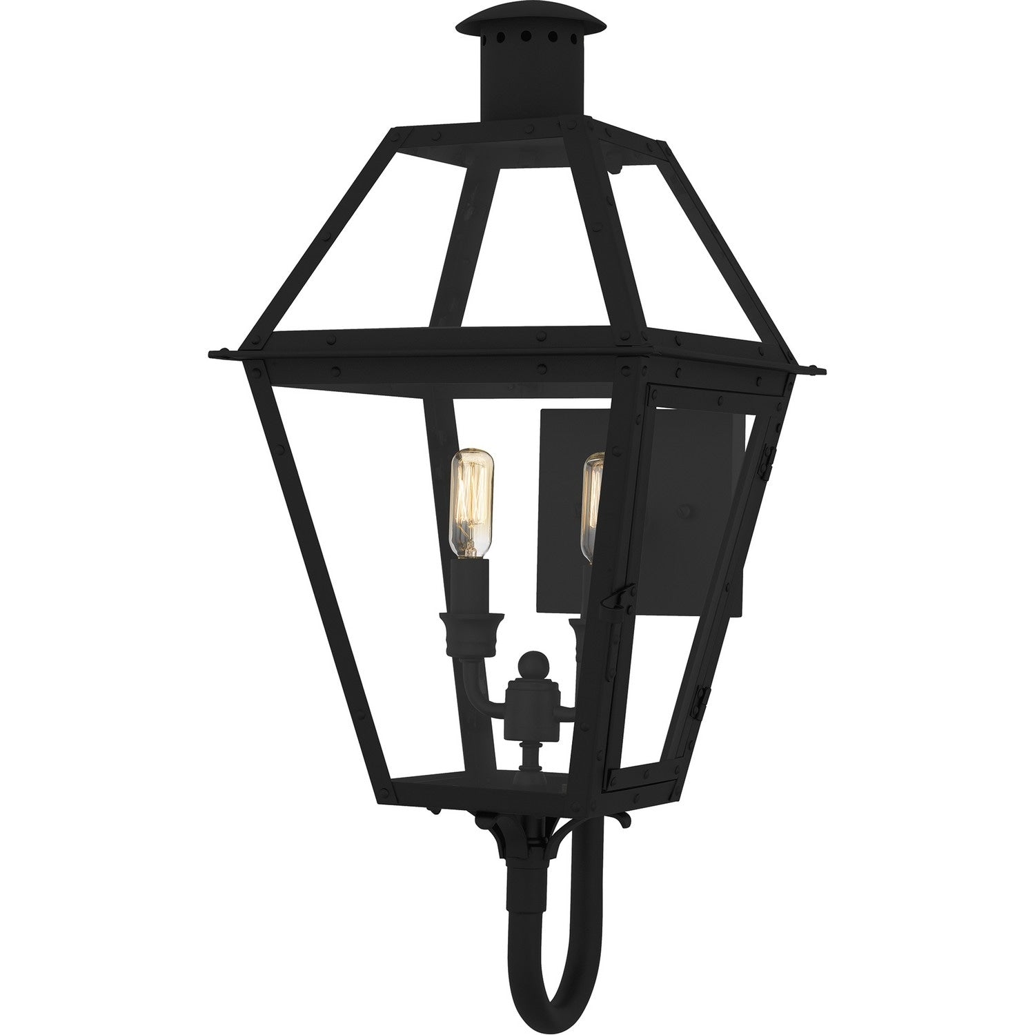 Earth Black Outdoor Wall Lantern From The Rue De Royal Collection