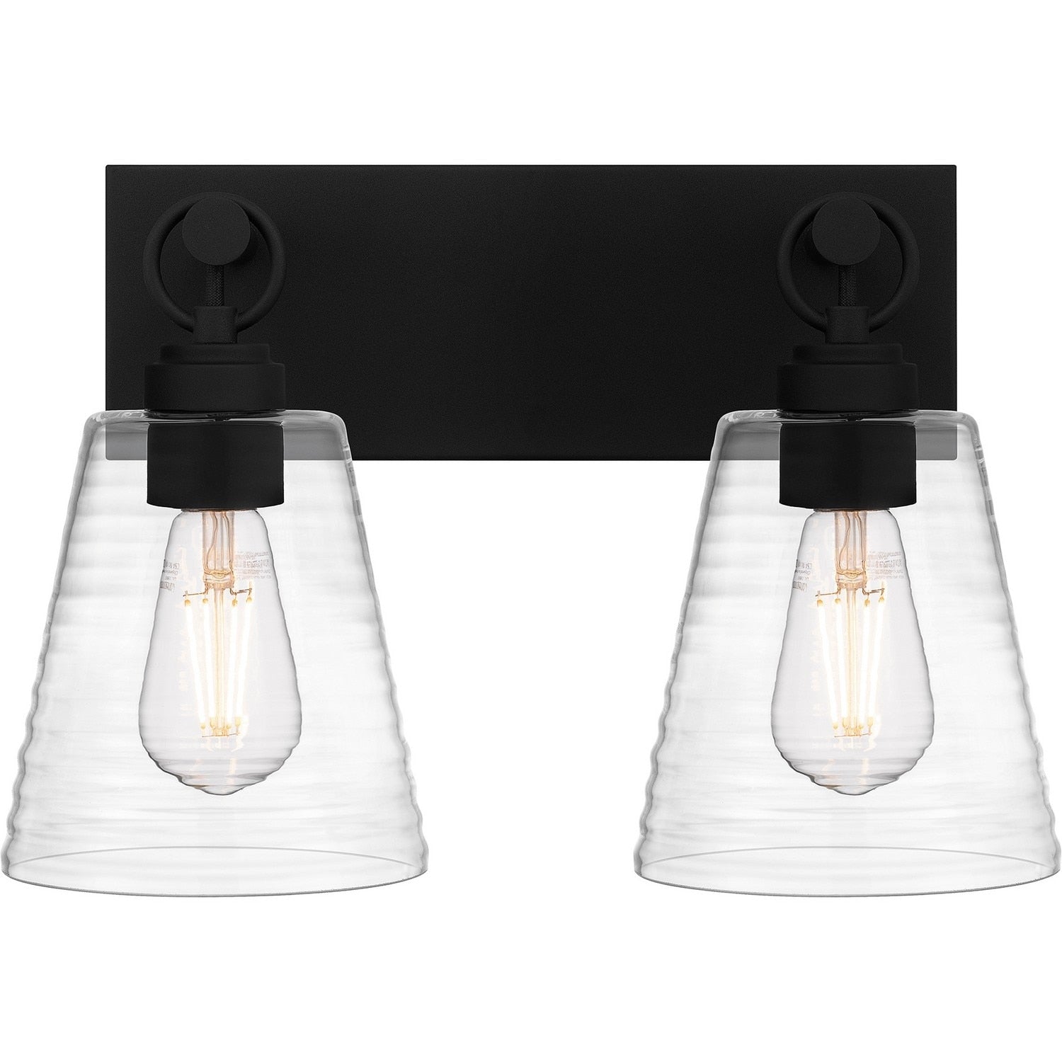 Earth Black Two Light Bath From The Dacosta Collection