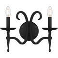 Earth Black Two Light Wall Sconce From The Octavia Collection