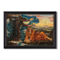 Earthbound 1897 Evelyn De Morgan Custom Framed Canvas