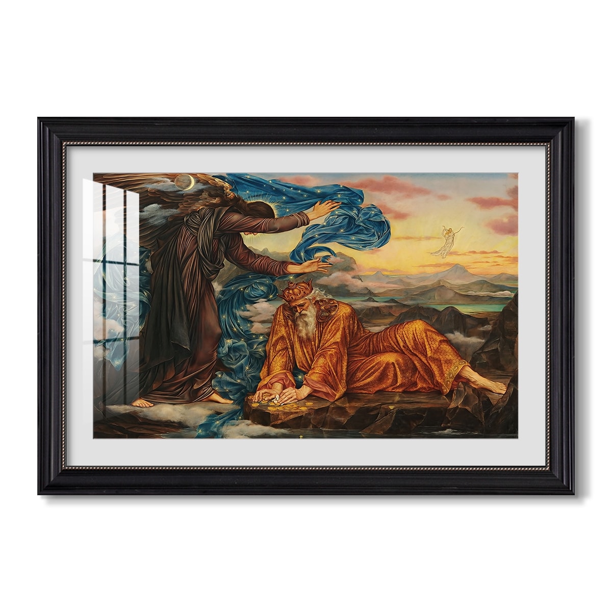 Earthbound 1897 Evelyn De Morgan Custom Framed Print