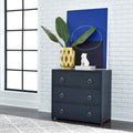 Midnight Wire Brushed Denim Accent Cabinet