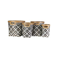 East At Main Nefertiti Woven Basket 16 W X 16 D X 14.5 H