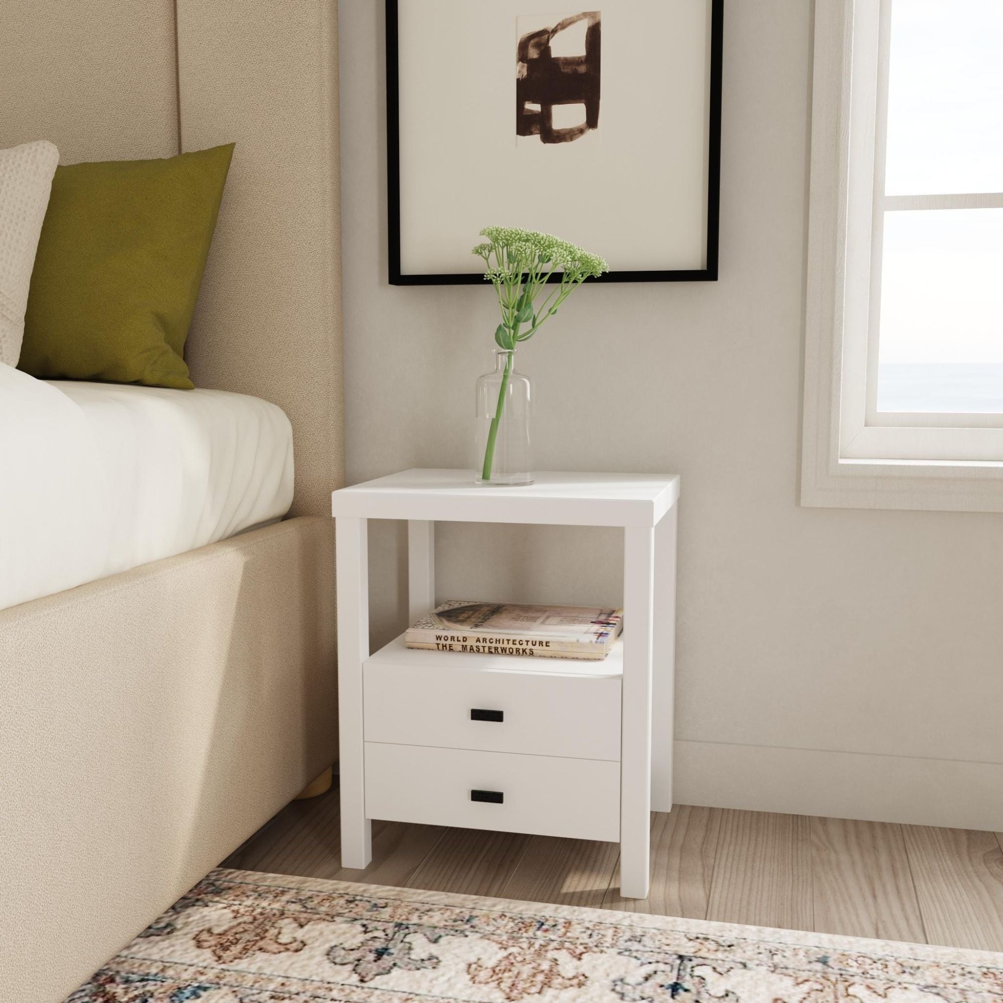 Porch Den Ashmont Westwood Acacia Wood Square Accent Table