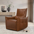 Easton Leather Recliner Armchair By Kosas Home