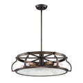 Eaton 6 Light Chandelier Satin