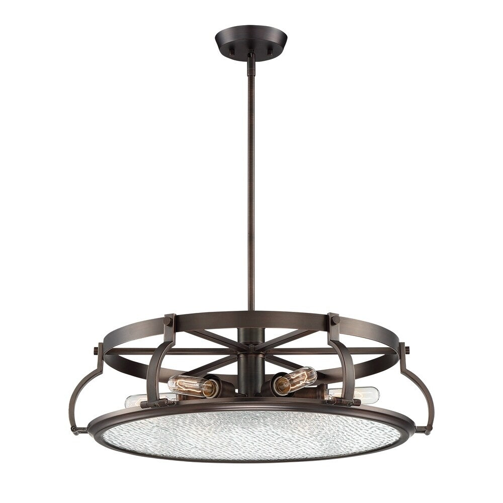 Eaton 6 Light Chandelier Satin