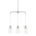 Echo 3 Light Chandelier Satin