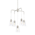 Echo 5 Light Chandelier Satin