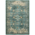 Arabesque Traditions Blue Ivory Area Rug 5 3 X 7 6 53 X 76
