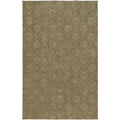 Echo Smokey Taupe Wool Handmade Area Rug 96 X 136