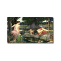 Echo And Narcissus By John William Waterhouse Premium Gallery Wrapped Canvas Giclee Art 20 In X 36 In Ready To Hang