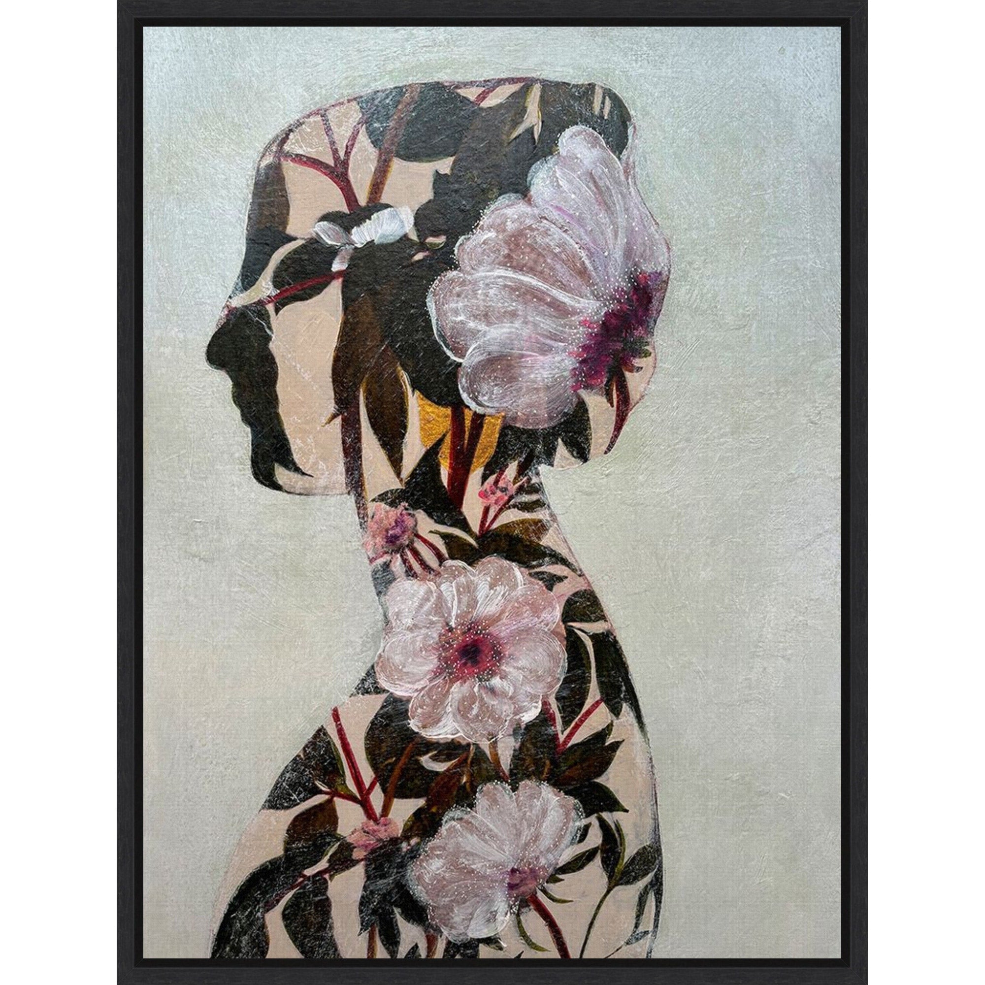 Echoes Of Eden No. 1 By Karenina Fabrizzi 23 X 30 In. Framed Canvas Wall Art Print