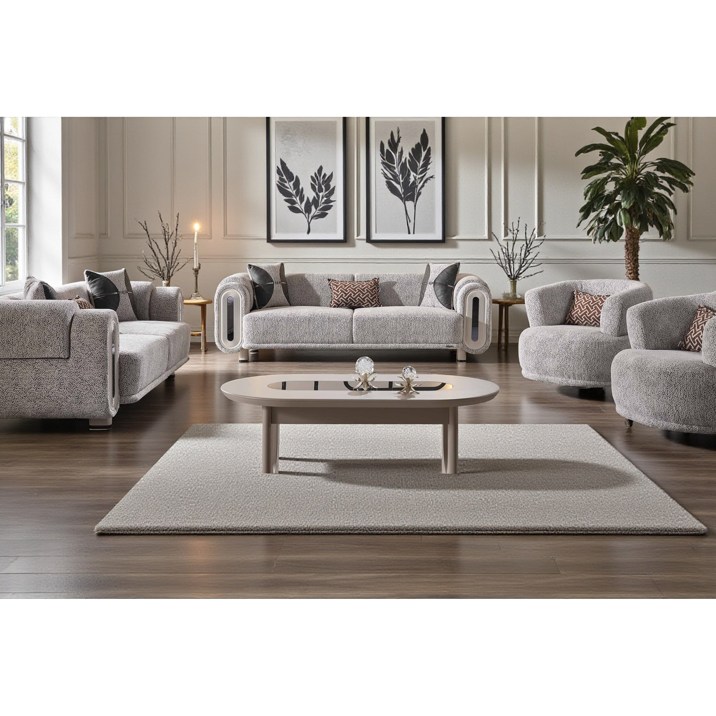 Eclipse 2 Pieces Living Room Sets 1 Sofa 1 Loveseat