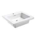 Eclipse 25 W X 22 L Virtuous China Vanity Top In White