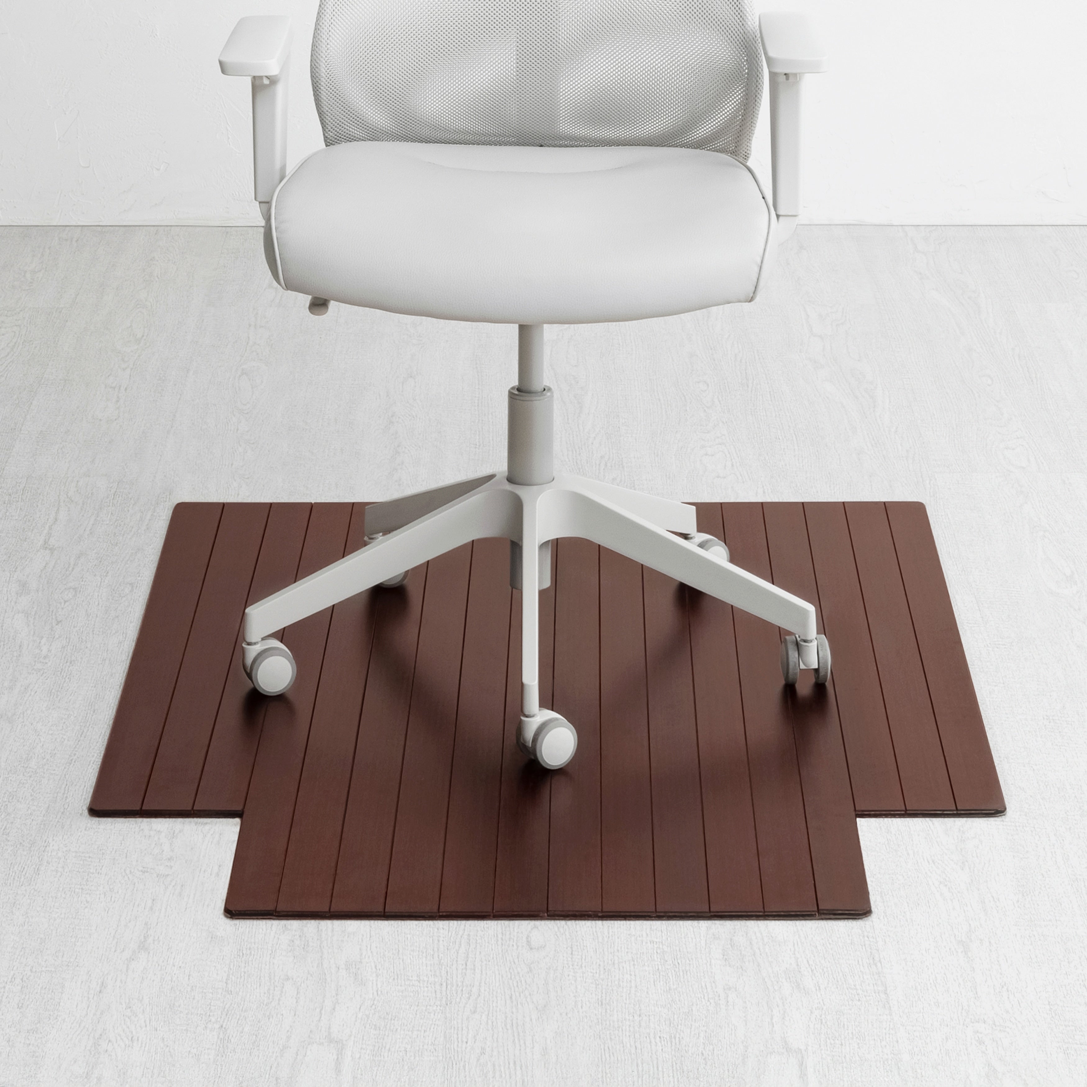 Eco Bamboo Standard Cherry Chair Mat 36 X 48
