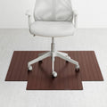 Eco Bamboo Standard Cherry Chair Mat With Lip 44 X 52