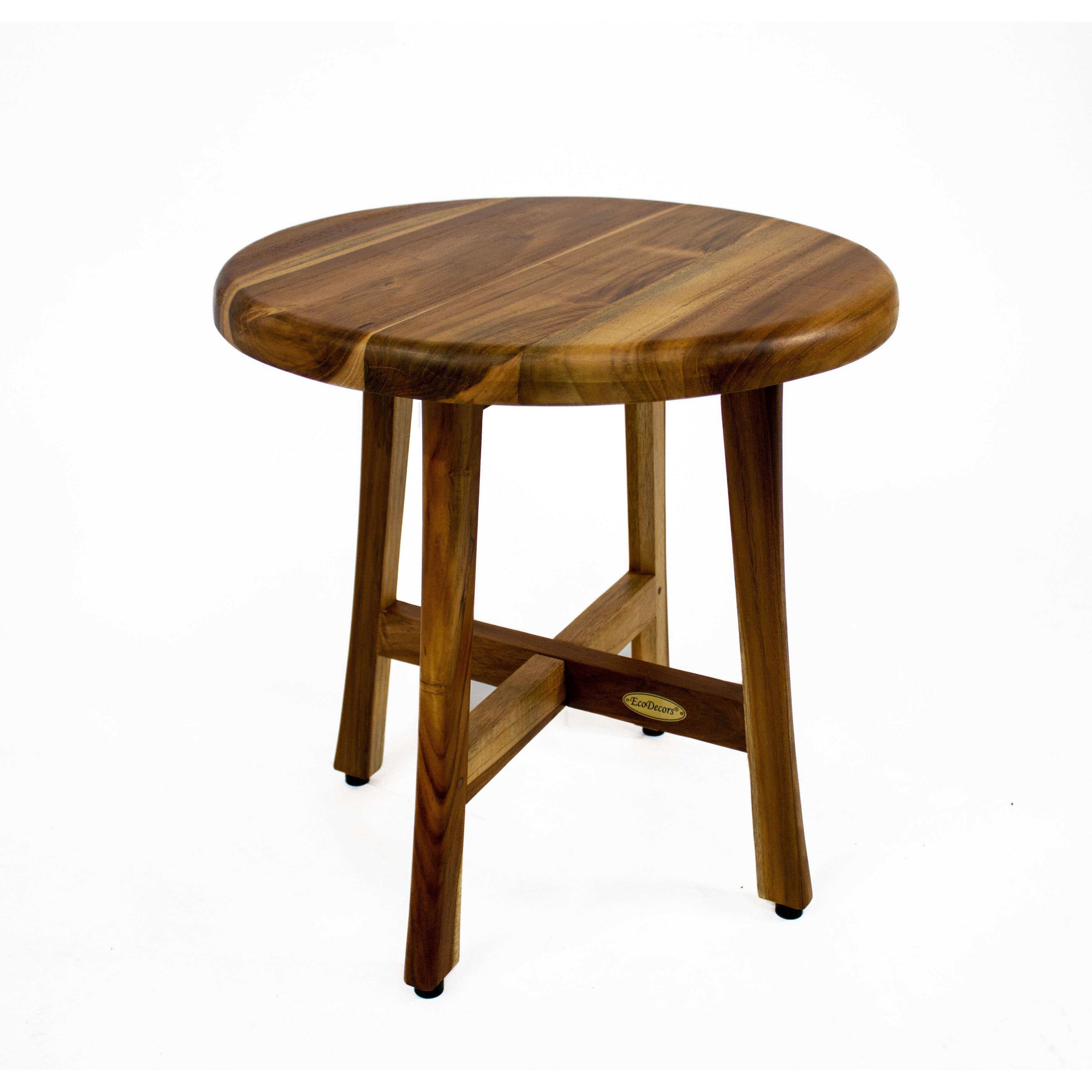 Ecodecors Earthyteak Shoji Teak Shower Stool Earthyteak Finish