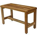 30 Ecodecors Earthyteak Eleganto 30 Teak Shower Bench Earthyteak Finish