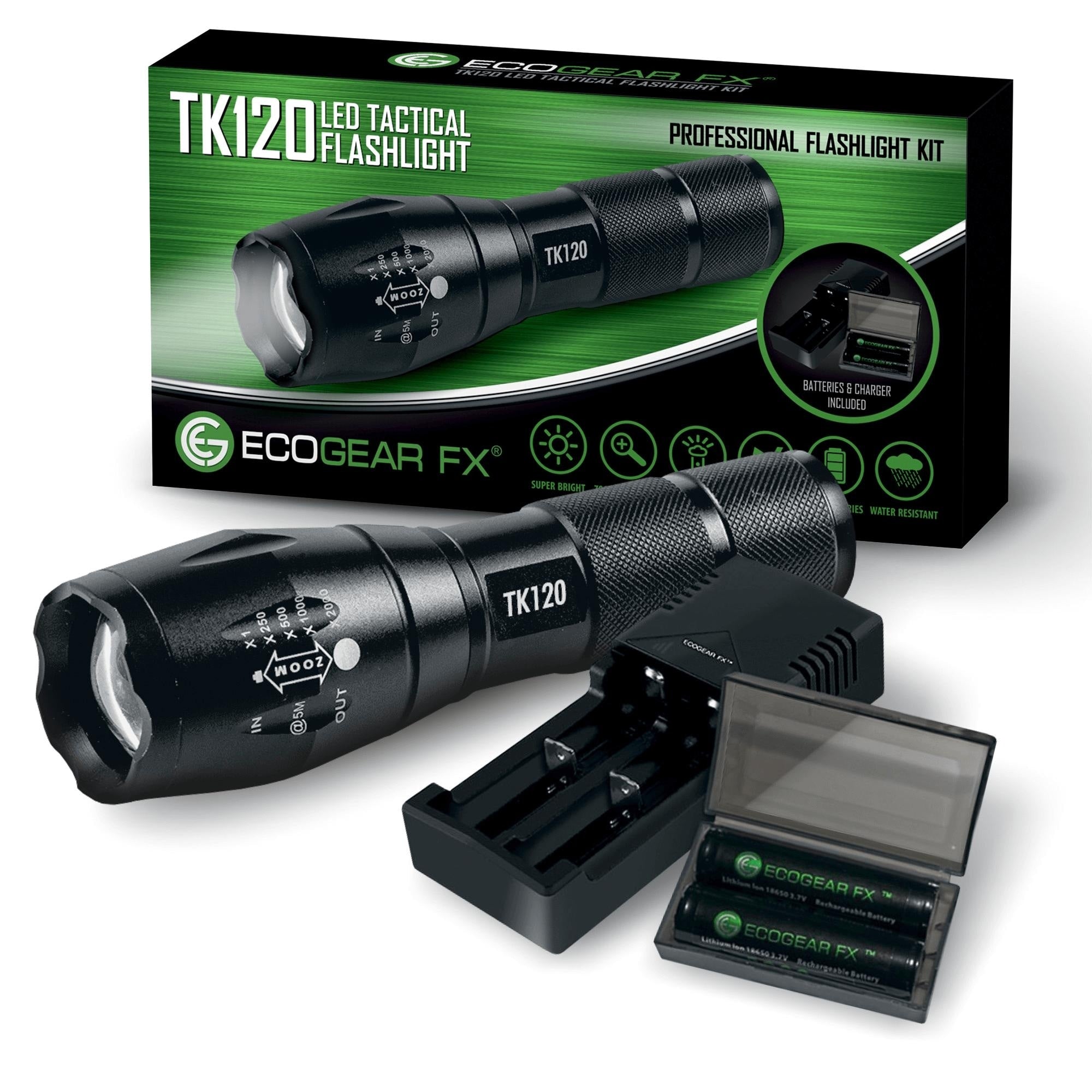 Ecogear Fx Tk120X Led Flashlight Kit
