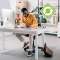 Ecotex Revolutionmat Recycled Chair Mat For Hard Floors 100 Recycled Rectangular Size 48 X 60