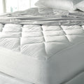 Eddie Bauer 400 Thread Count Premium Cotton Hypoallergenic Antimicrobial Mattress Pad