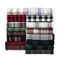 Eddie Bauer Kettle Falls Plaid Flannel Sherpa Throw Blanket