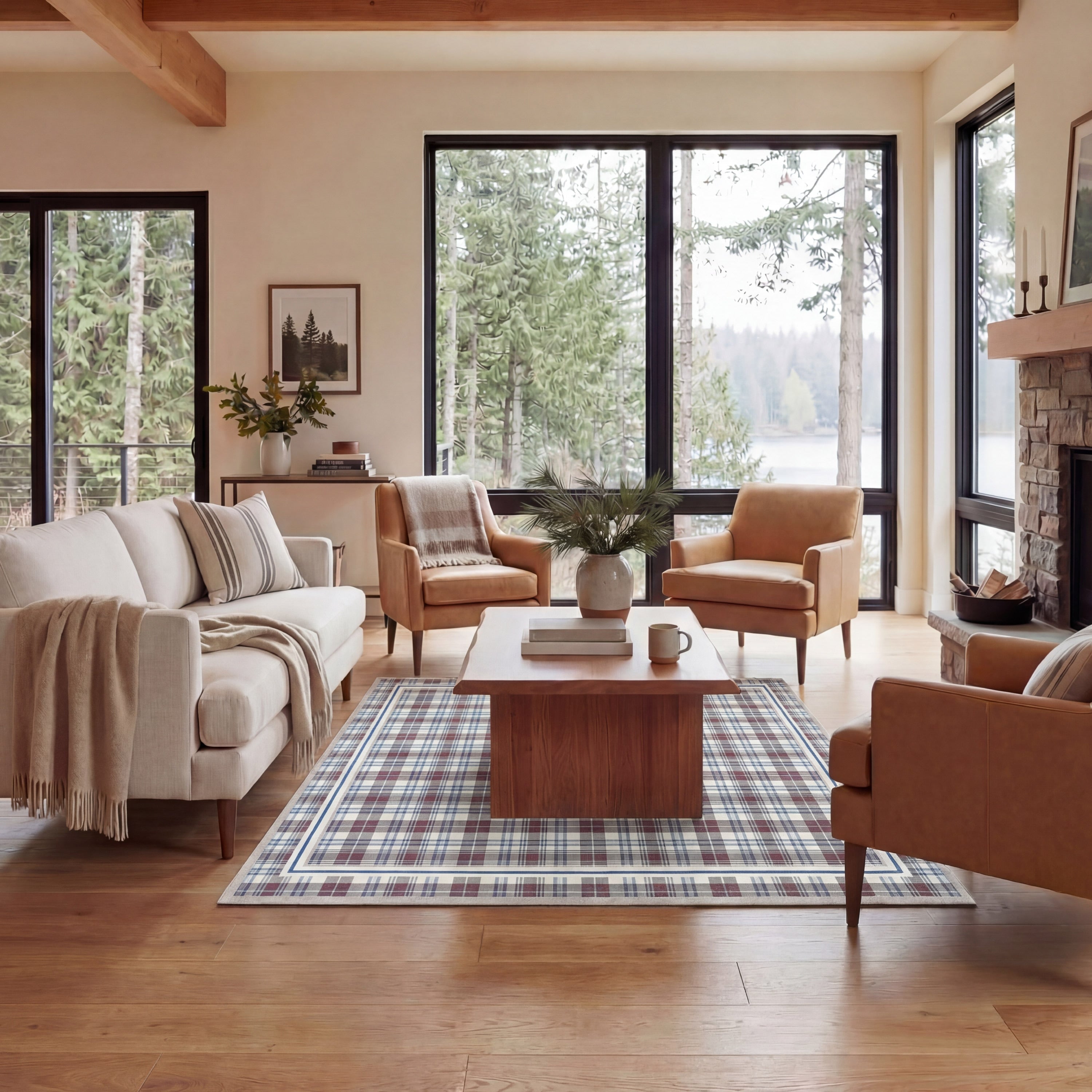 Eddie Bauer Printed Washable Rugs