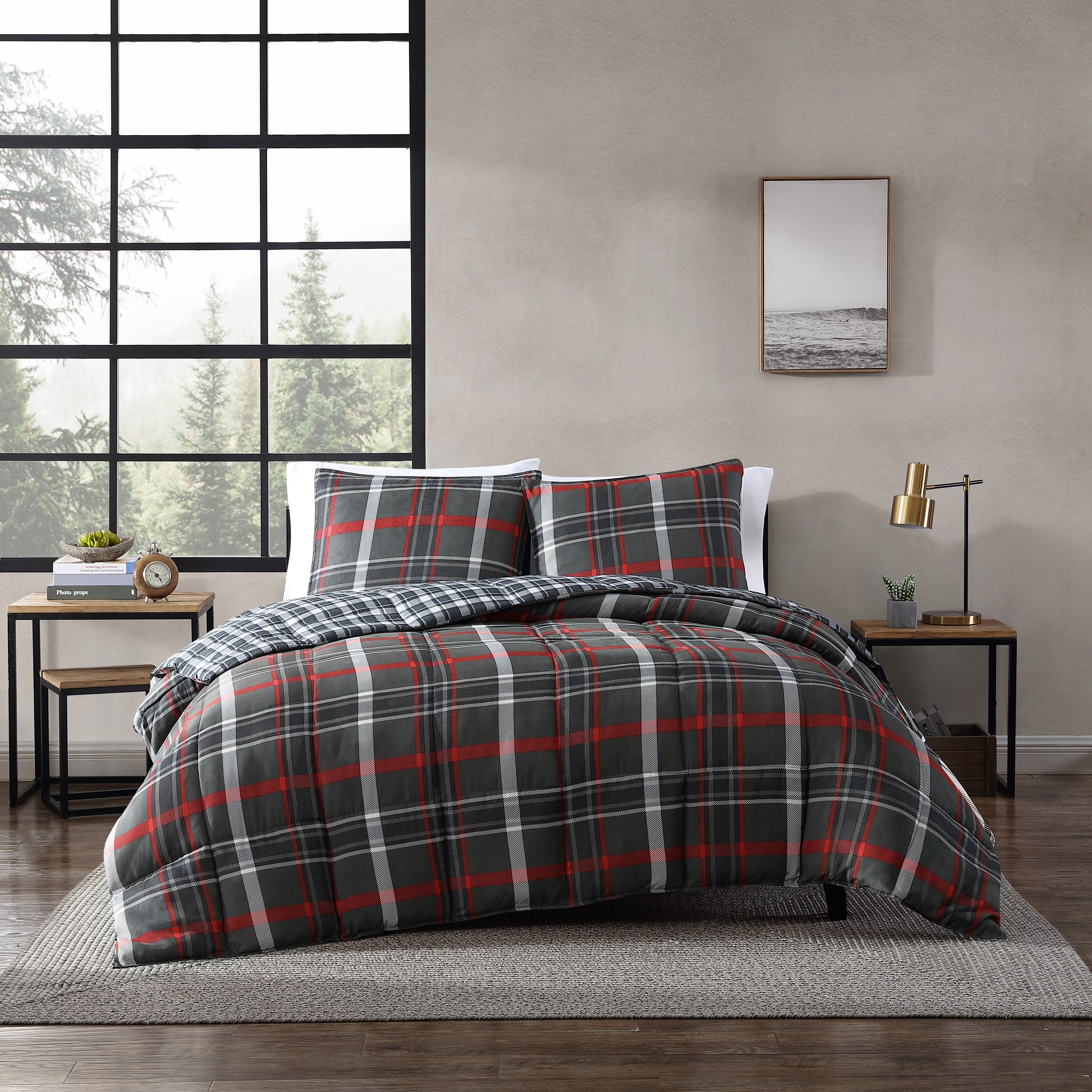 Eddie Bauer Willow Plaid Comforter Set