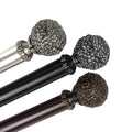 Instyledesign Eden 1.5 Inch Adjustable Curtain Rod