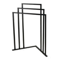 Oil Rubbed Bronze 3 Tier Iron Construction Corner Towel Rack
