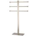 Satin Nickel Freestanding Stainless Steel Towel Holder