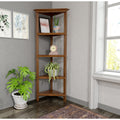 Newridge 4 Tier Corner Bookcase