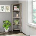 Newridge 4 Tier Corner Bookcase