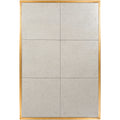 Edina Antiqued Tile Beveled Wall Mirror 40 X 60