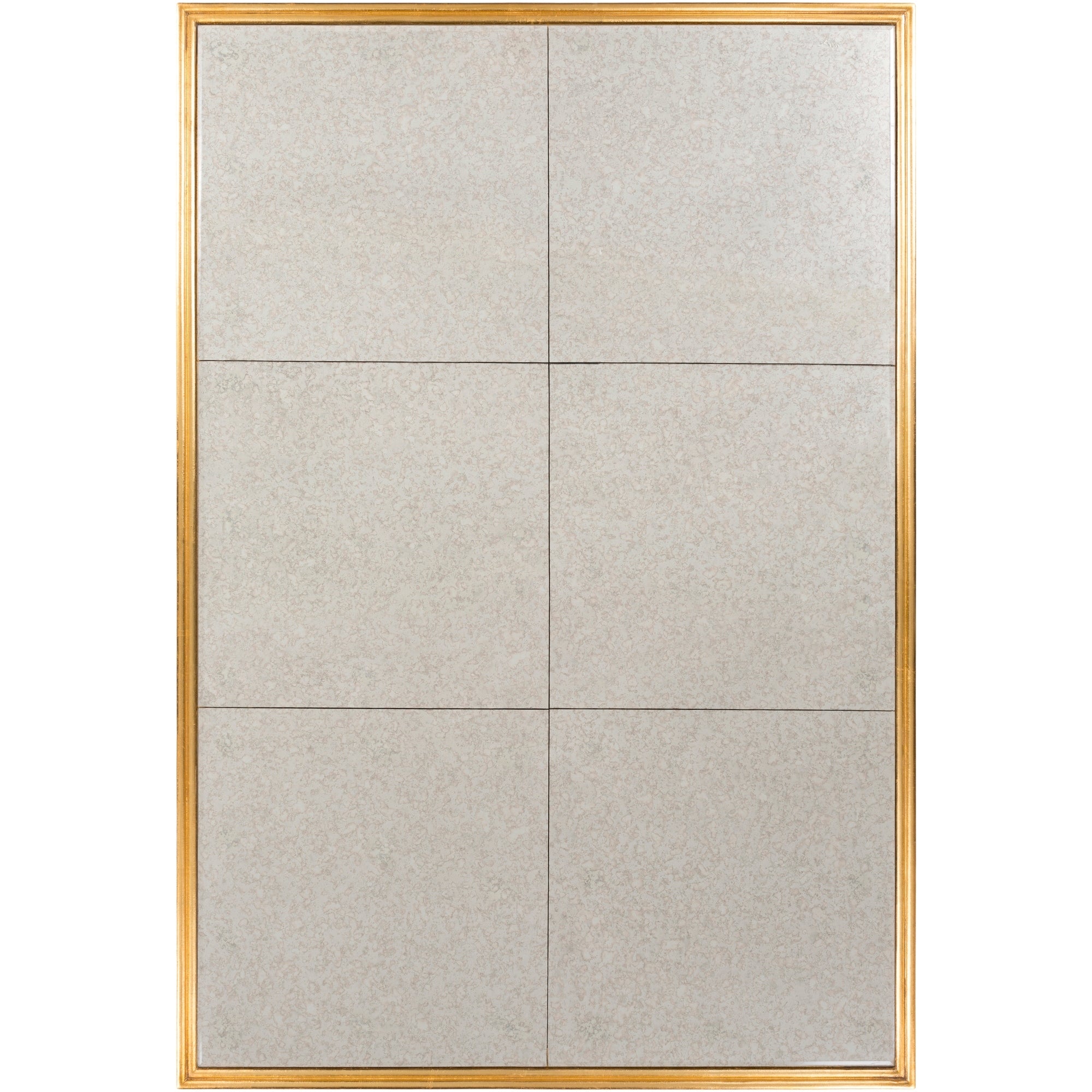 Edina Antiqued Tile Beveled Wall Mirror 40 X 60