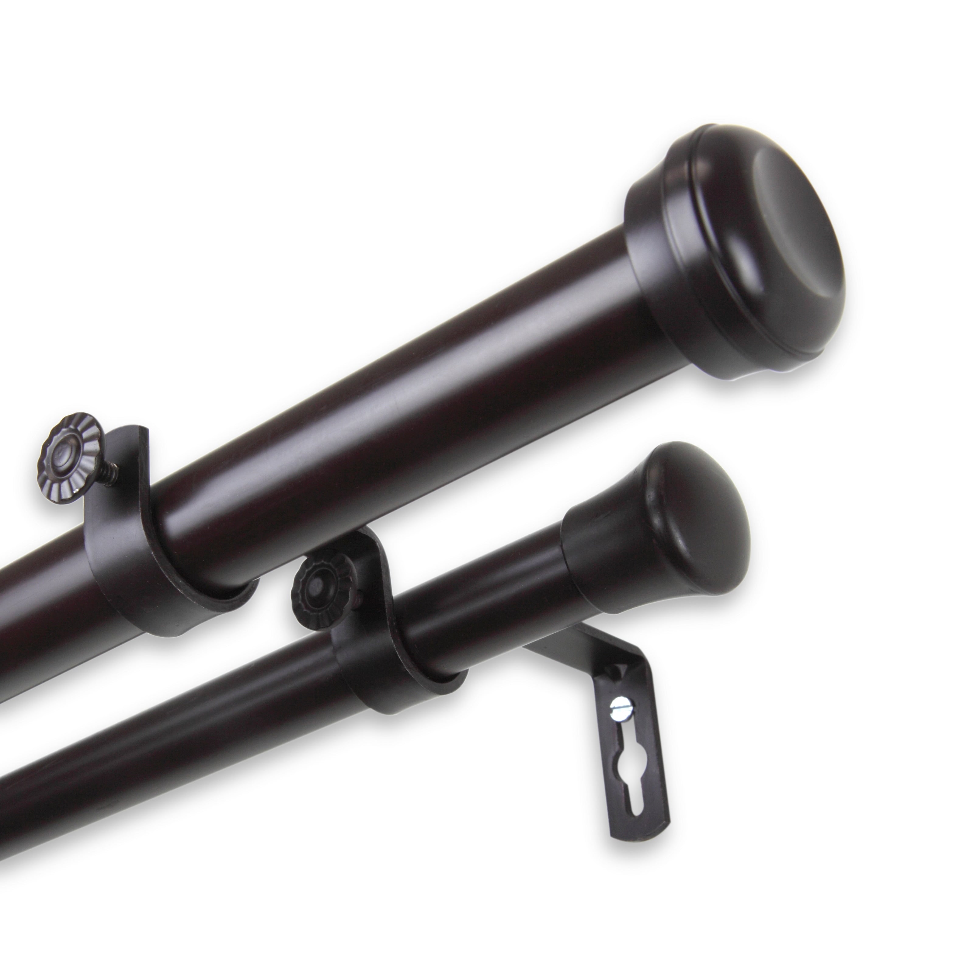 Instyledesign Edison Adjustable Double Curtain Rod