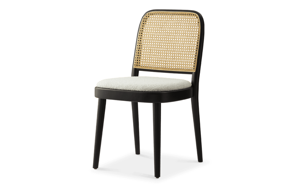 Edith Cane Chair, Black