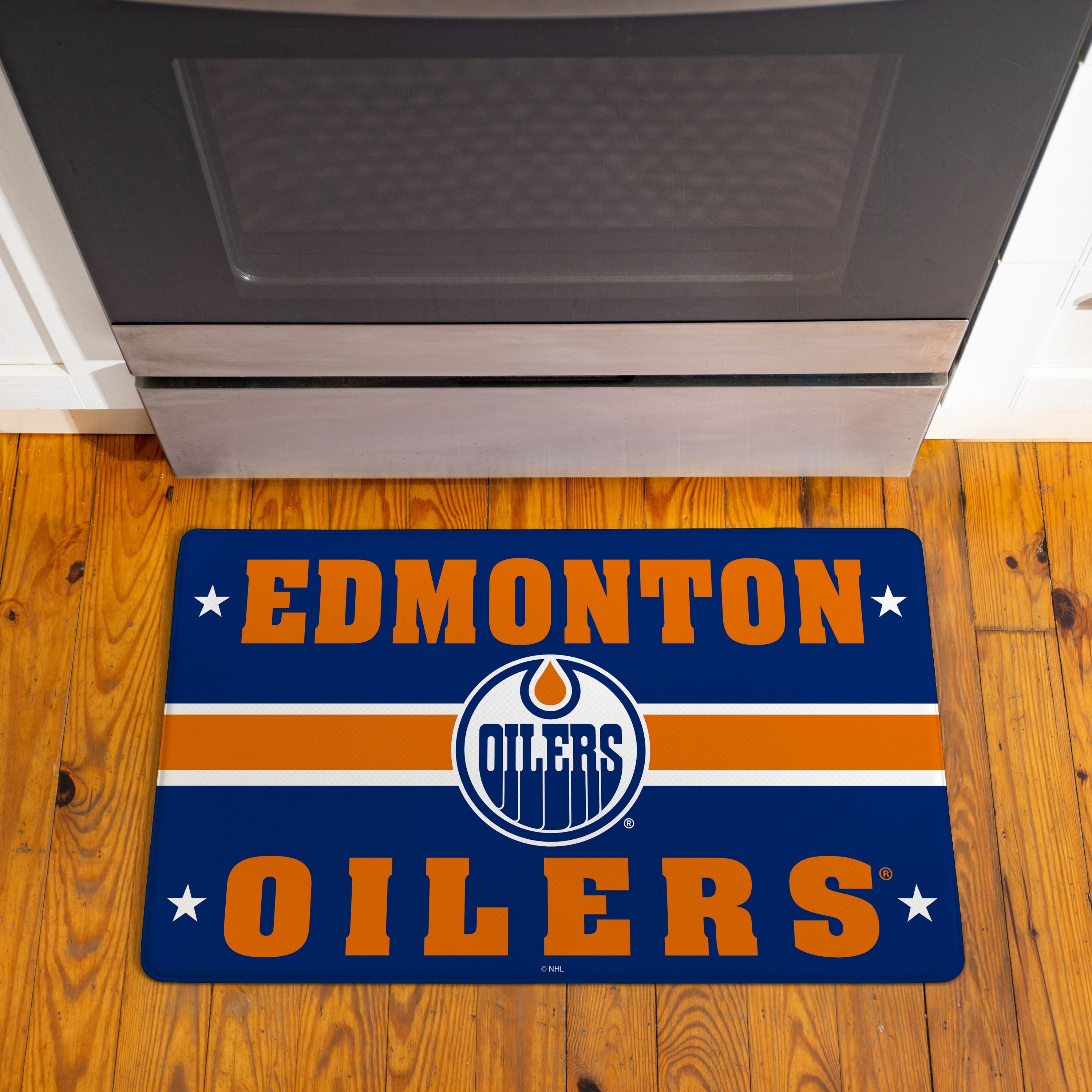 Edmonton Oilers Anti Fatigue Door Mat 30 X 18