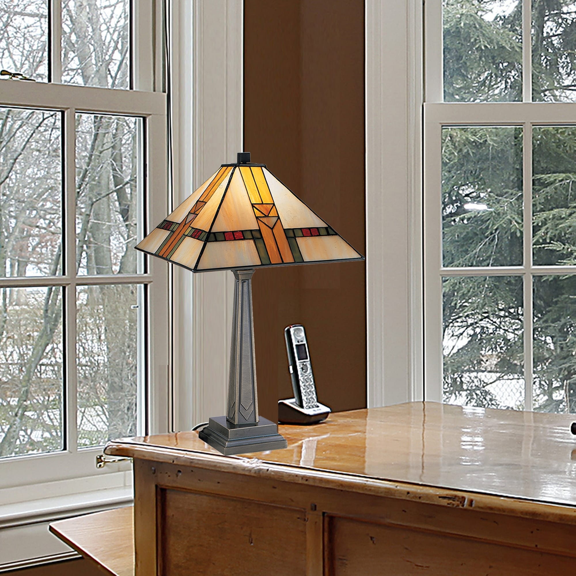 Edmund Tiffany Mission Table Lamp