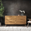 Edris 6 Door Wood Dresser