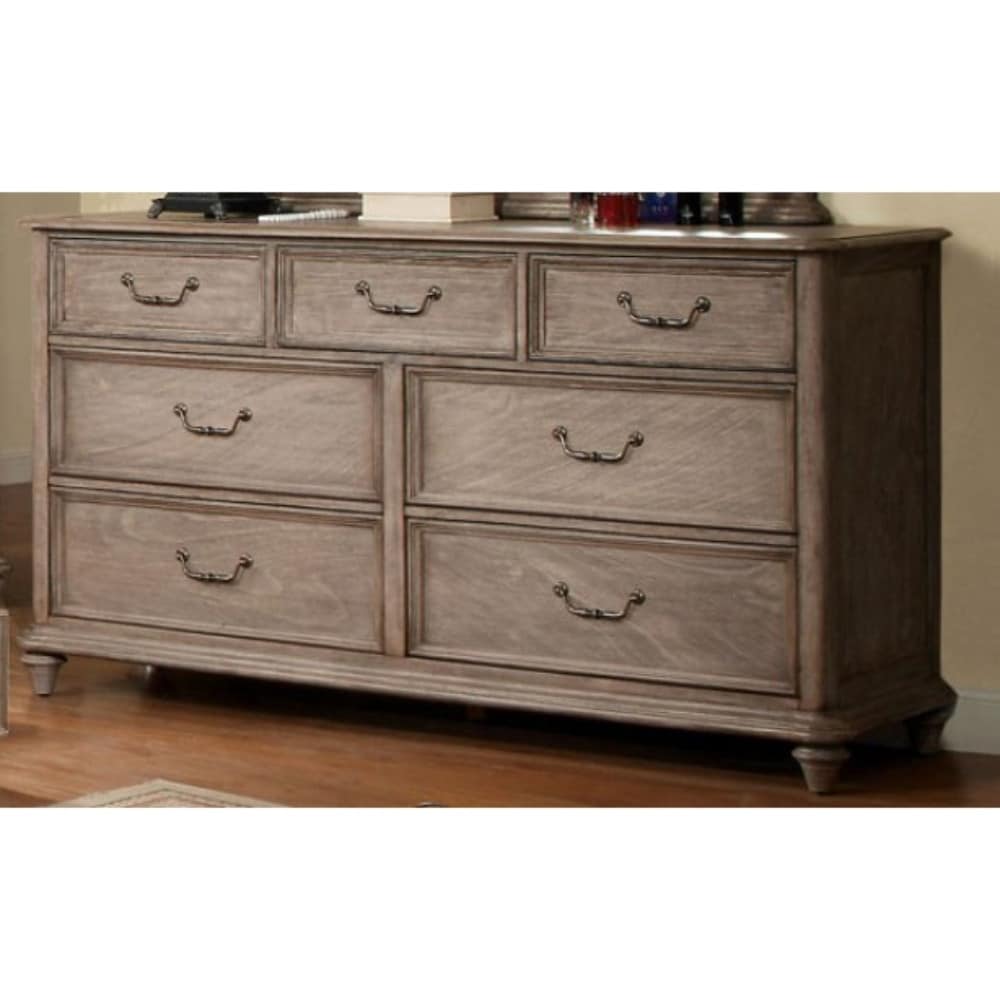 Effortlessly Stylish Transitional Style Dresser Rustic Natural Brown