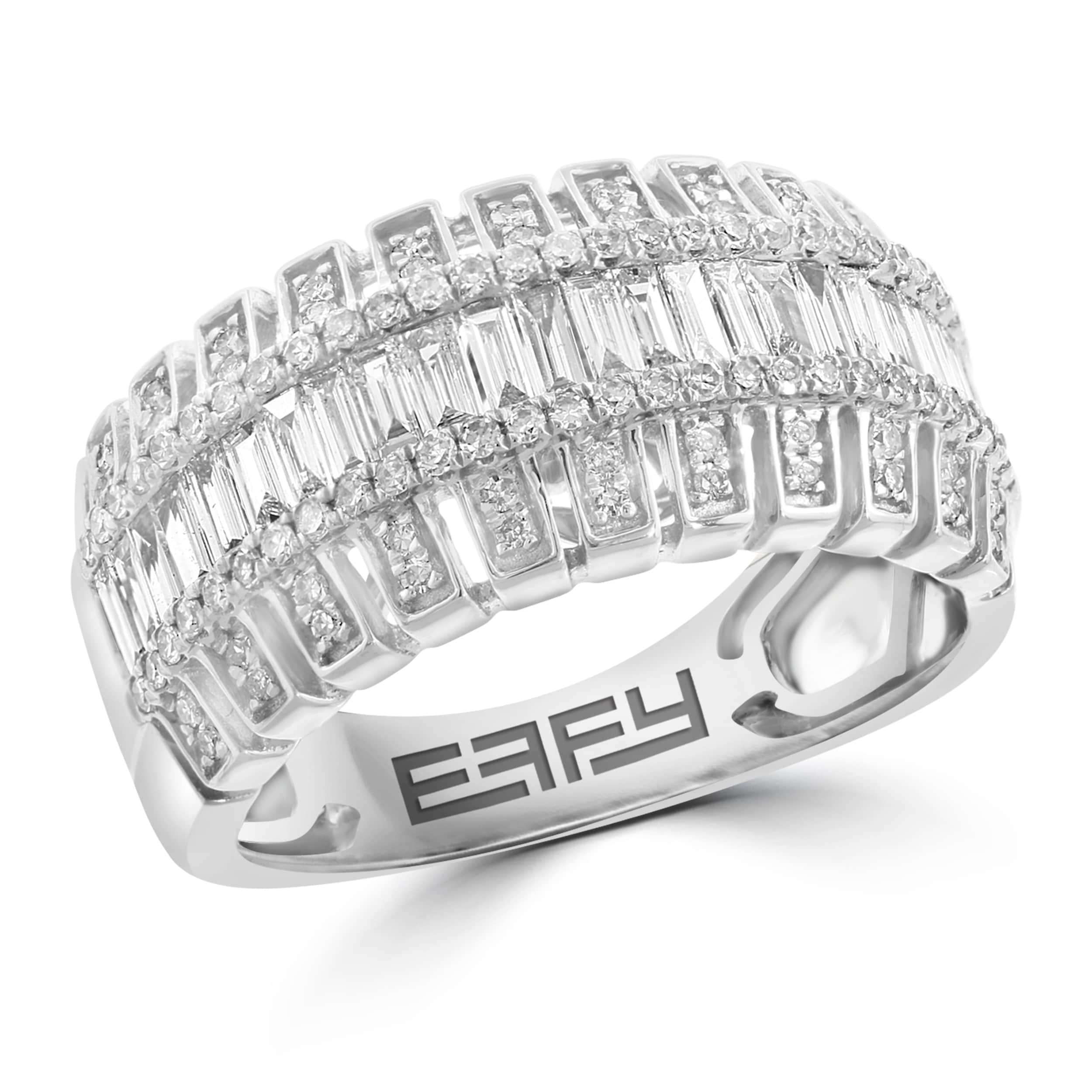Effy 14K White Gold Diamond Band