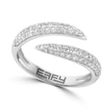 Effy 14K White Gold Diamond Claw Ring