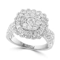 Effy 14K White Gold Diamond Statement Ring