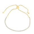 Effy 14K Yellow Gold Diamond Bolo Bracelet