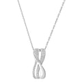 Effy 925 Silver Diamond Infinity Pendant Necklace