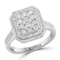 Effy 925 Sterling Silver Diamond Ring
