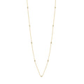 Effy Gold Over 925 Silver Diamond Station Necklace